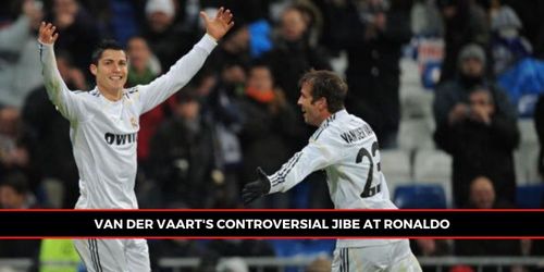 Cristiano Ronaldo and Rafael van der Vaart spent a solitary season together at Real Madrid