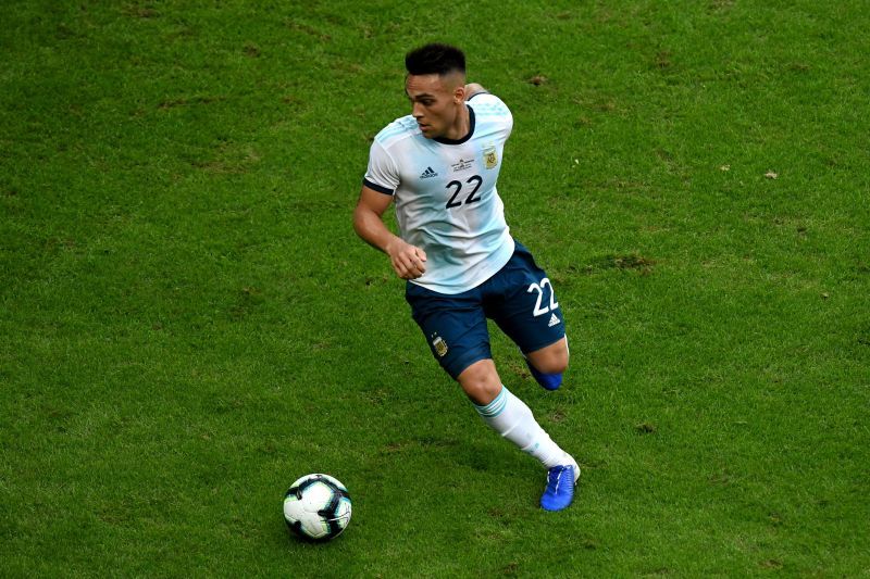Lautaro Martinez could be the player in the vital centre-forward position that Argentina has been missing.