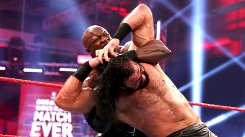 Bobby Lashley got the better of Drew McIntyre on RAW