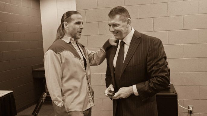 Shawn Michaels and Vince McMahon