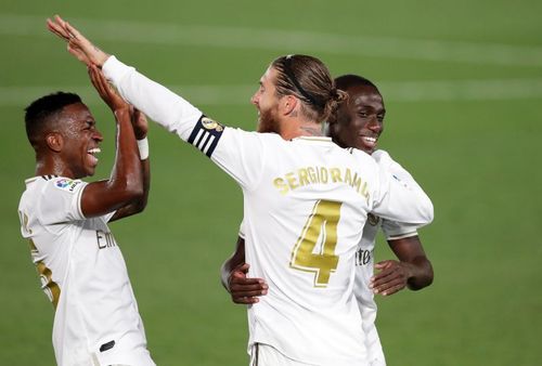 Ramos scored a thumping free-kick against Mallorca to seal the game