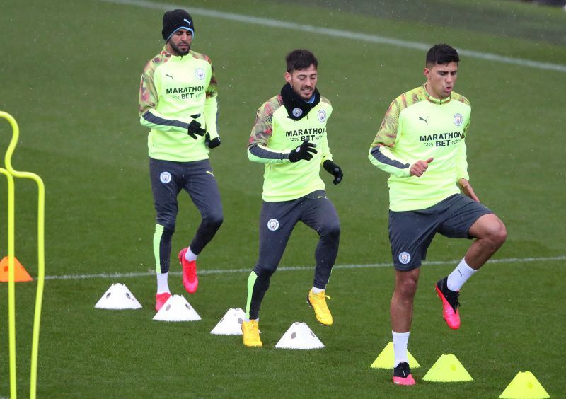 Manchester City&#039;s stars have been hard at work in training