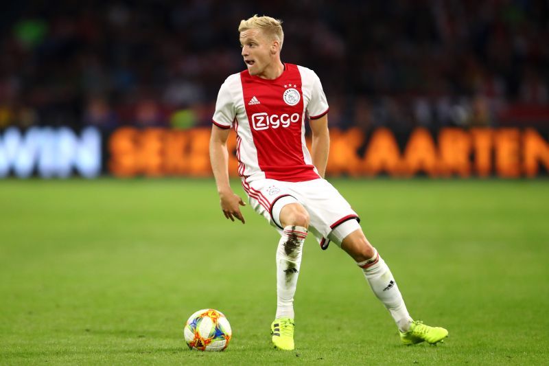 Van de Beek in action for Ajax