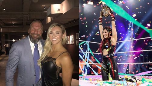 Triple H, Charlotte, and Io Shirai