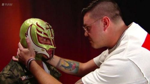 Rey Mysterio is impressed with his son's dedication