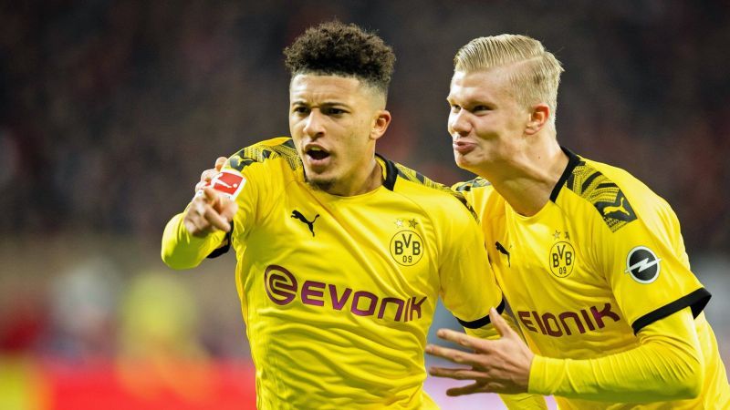 Erling Halaand and Jadon Sancho are having a great season with Borussia Dortmund.