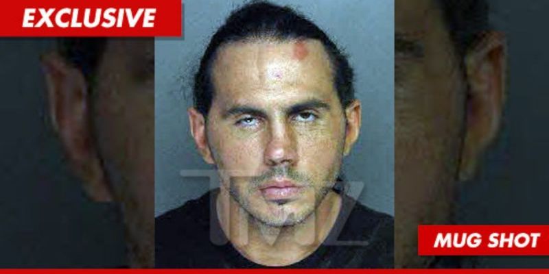 Matt Hardy&#039;s mugshot