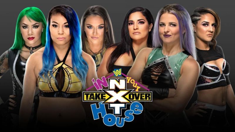 This six women's tag team match was the most recent addition to the show.