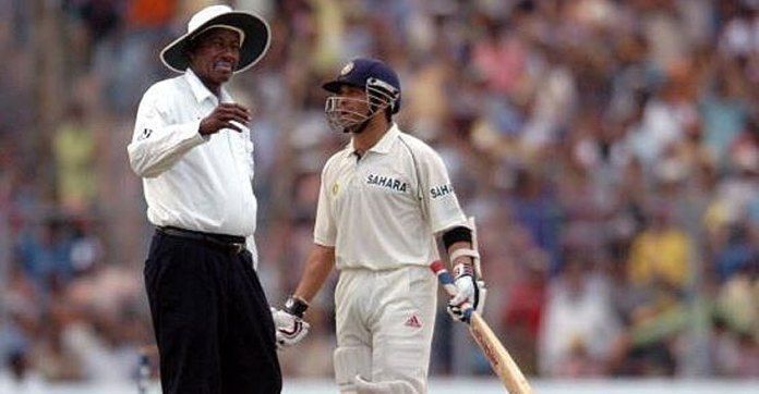 Sachin Tendulkar has been on the receiving end of many wrong decisions