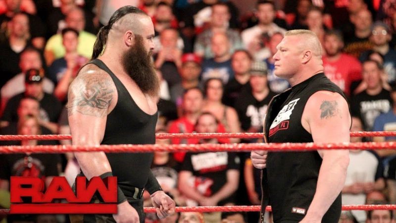 Strowman and Lesnar