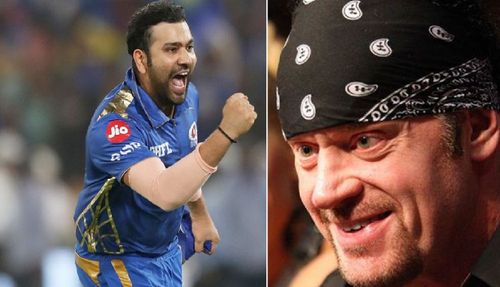 Rohit Sharma and The Undertaker