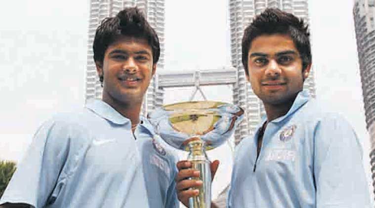 Virat Kohli in front of the Petronas Tower after winning the 2008 U-19 World Cup