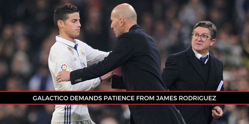 Rodriguez and Zidane have had differences in the past