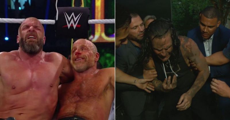 Triple H and Shawn Michaels; Jeff Hardy and Jason Jordan