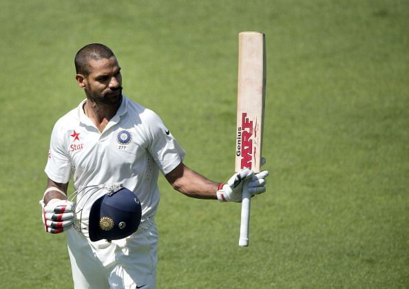 Shikhar Dhawan scored a century on debut against Australia in 2013