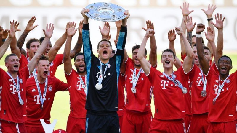 Bayern Munich won their eighth consecutive Bundesliga title in 2019-20.