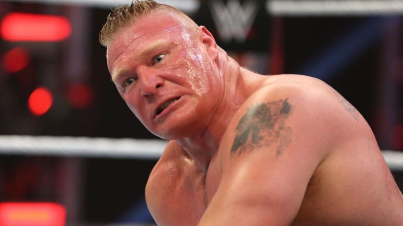 Brock Lesnar at WrestleMania 36