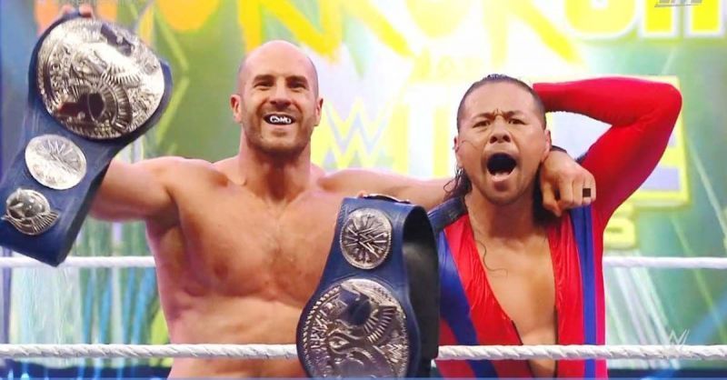Cesaro is the current SmackDown tag team champion alongside Nakamura