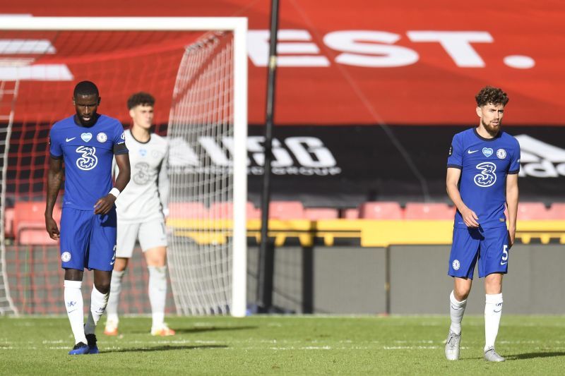 Rudiger committed a defensive error in his cameo on the pitch