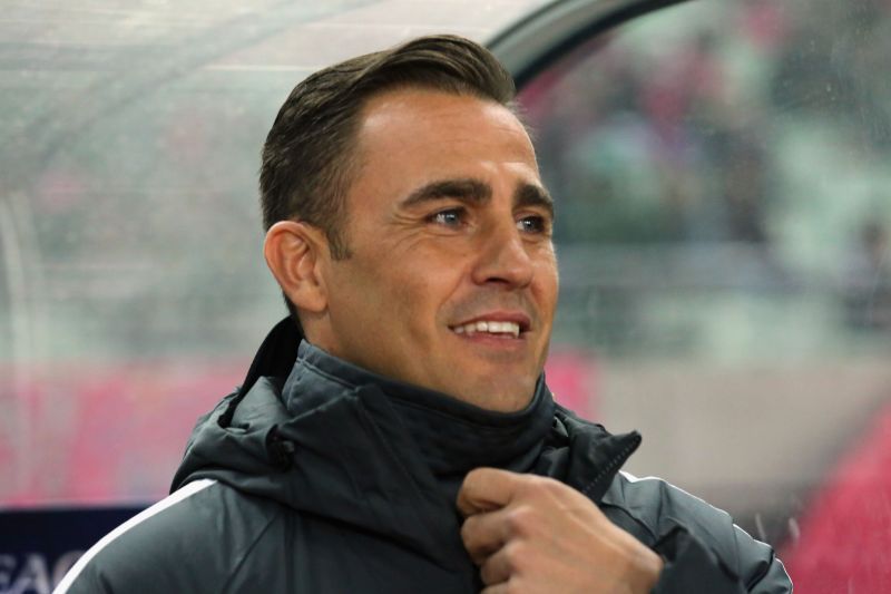 Cannavaro as manager of Guangzhou Evergrande