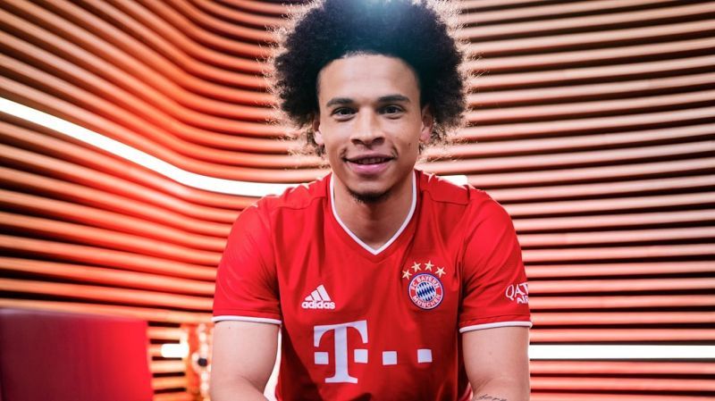 Bayern Munich unveil the signing of Leroy Sane