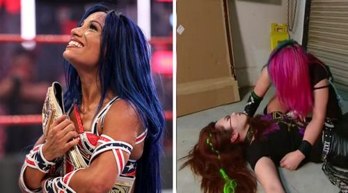 Asuka was forced to make a choice on RAW