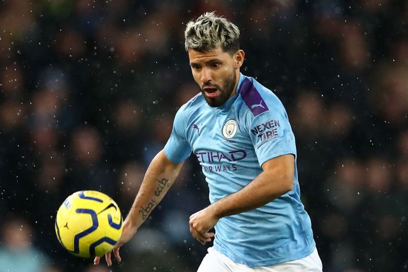 Sergio Aguero remains Manchester City's only absentee