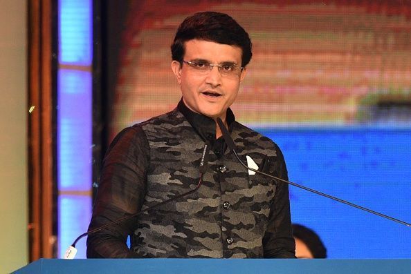 Sourav Ganguly inaugurating an event in Kolkata