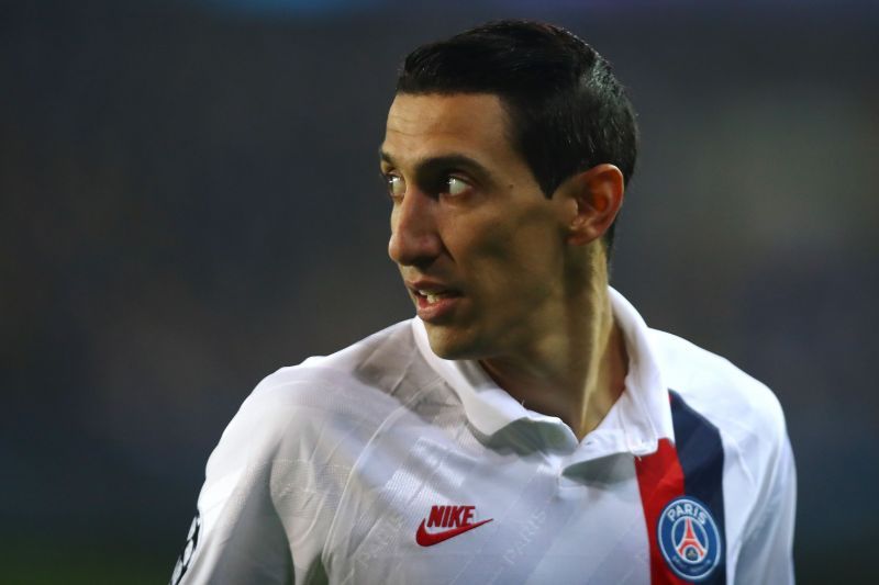 Angel Di Maria in action for Paris Saint-Germain