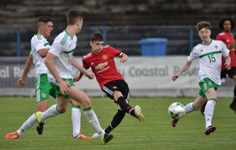 Northern Ireland U18s v Manchester United U18s: SuperCupNI