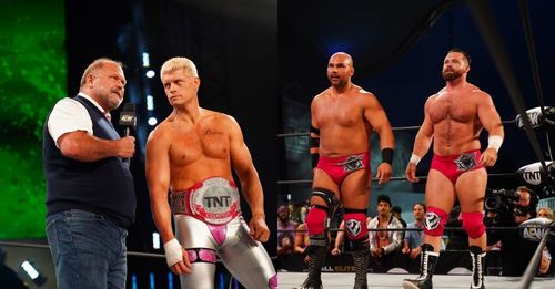 They just need the 4th man to complete this possible stable (Pic Source: AEW)