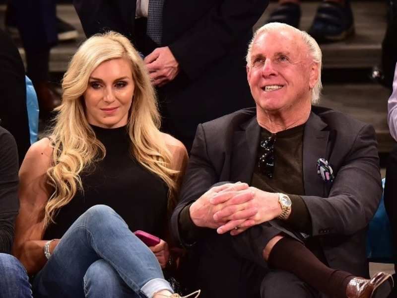 Charlotte Flair and Ric Flair