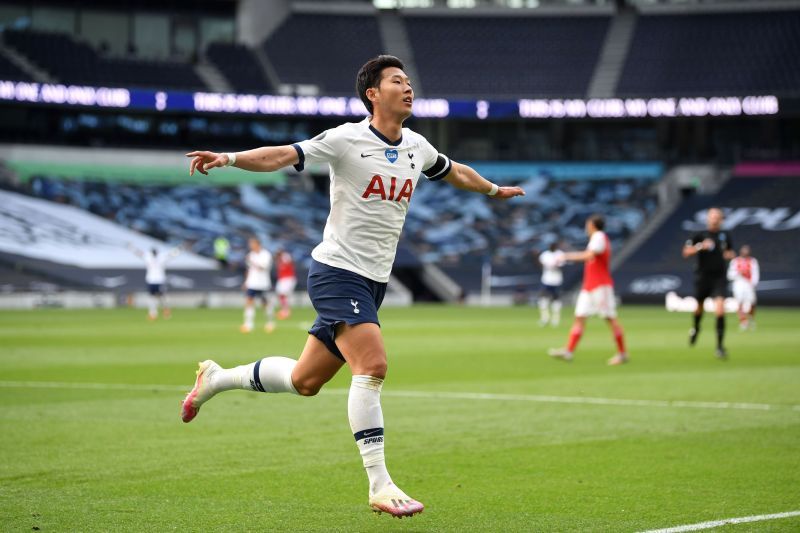 Son Heung-min scored the equaliser against Arsenal.