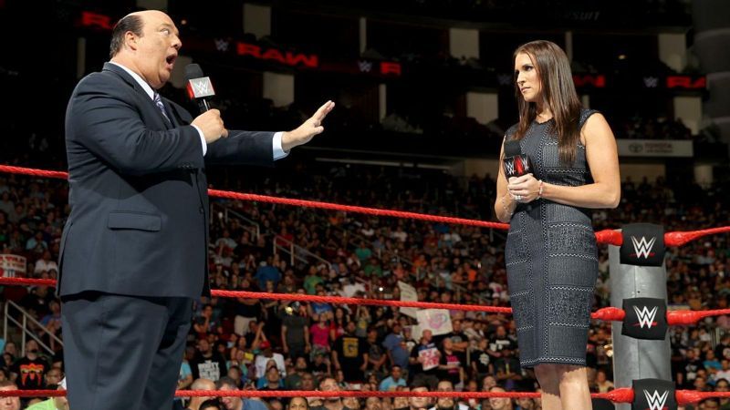 Paul Heyman and Stephanie McMahon