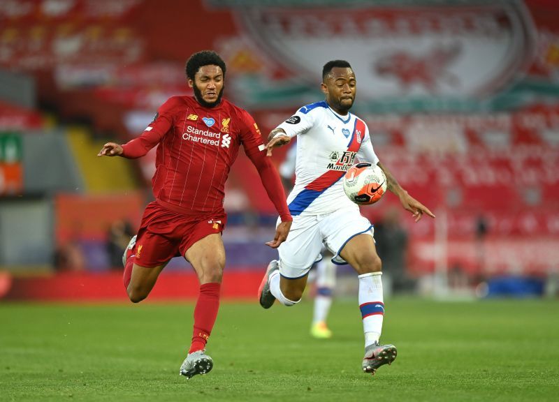 Joe Gomez in action for Liverpool