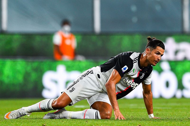 Cristiano Ronaldo scored the second goal for Juventus against Genoa