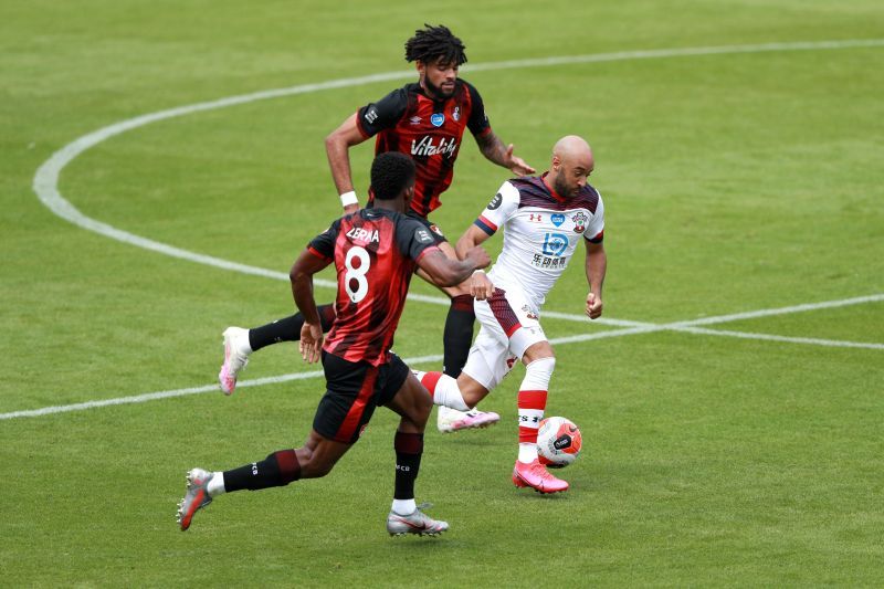 Nathan Redmond going about his business against Bournemouth