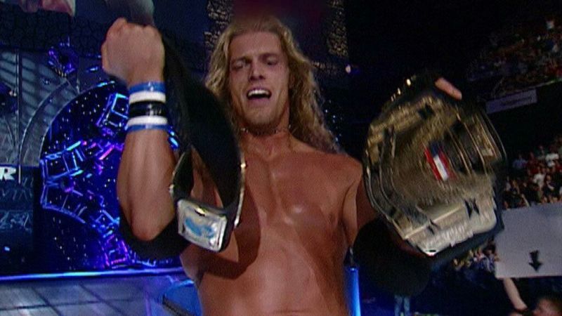 Edge unified the Intercontinental Championship and United States Championship in 2001