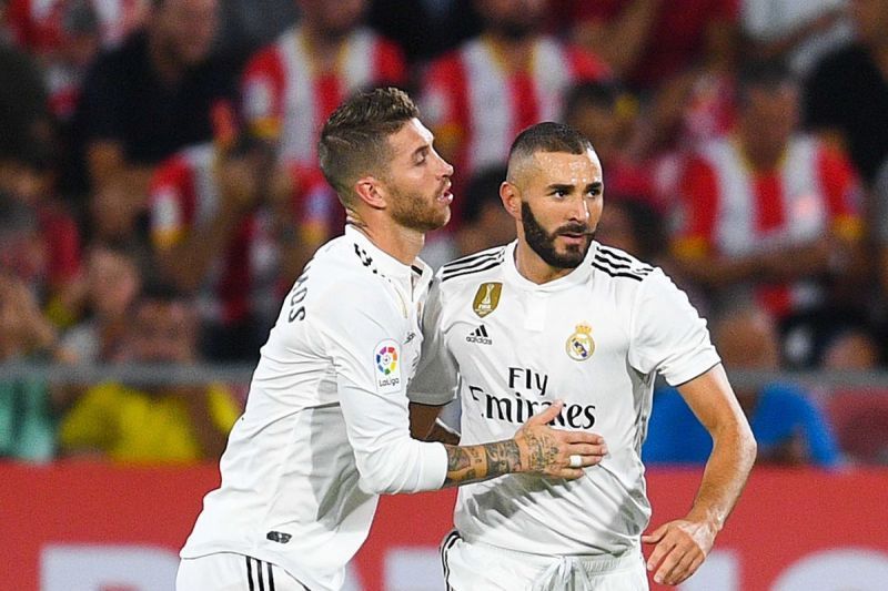 Ramos (L) and Benzema were the standout performers for Real Madrid