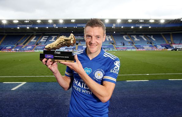 Jamie Vardy became the oldest recipient of the Premier League Golden Boot award