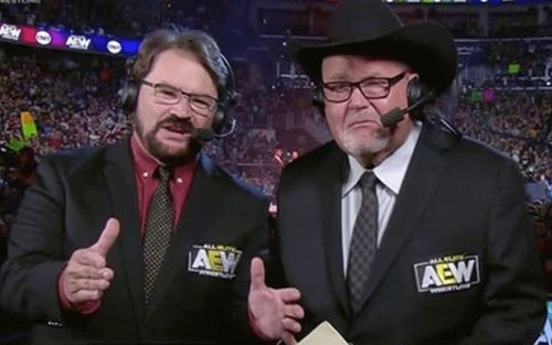 Tony Schiavone with Jim Ross on AEW