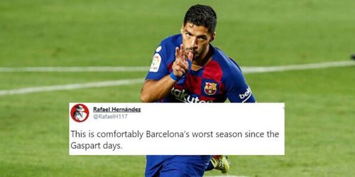 Luis Suarez inspired Barcelona to a 1-0 narrow victory