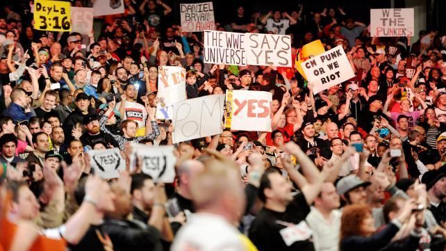 Wrestling has one of the most vocal fanbases