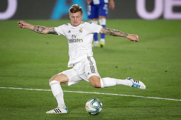 Toni Kroos in action for Real Madrid