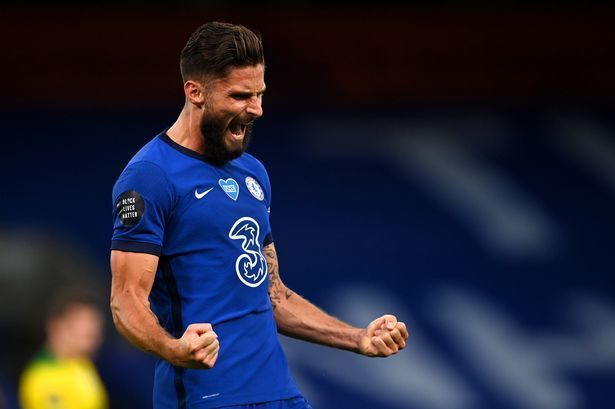 Olivier Giroud continued his scoring spree for Chelsea