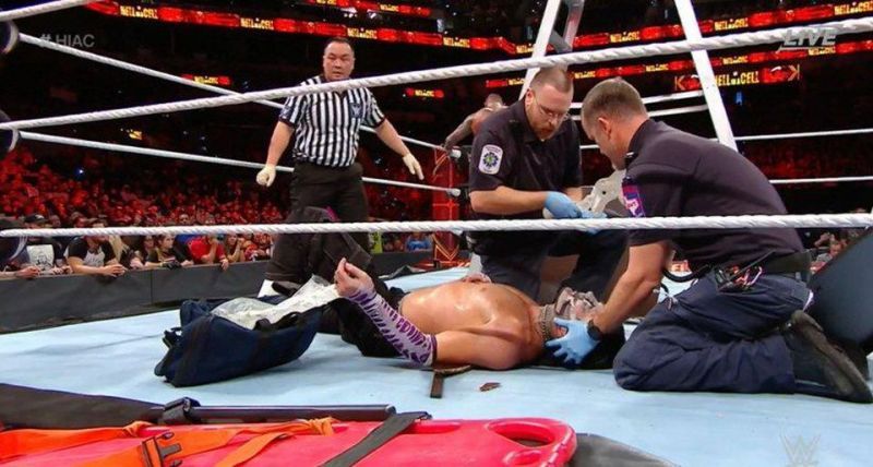Jeff Hardy crashed and burned at WWE Hell in a Cell
