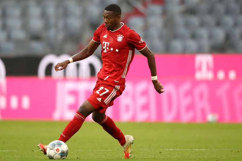 David Alaba has one year left in his Bayern Munich contract