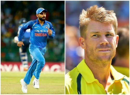 David Warner praised Virat Kohli (left) on his recent Instagram post