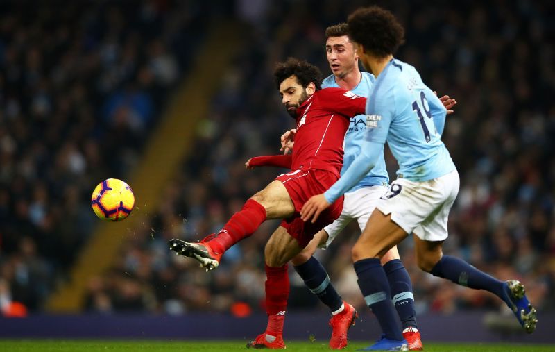 Manchester City hosts Liverpool at the Etihad Stadium today