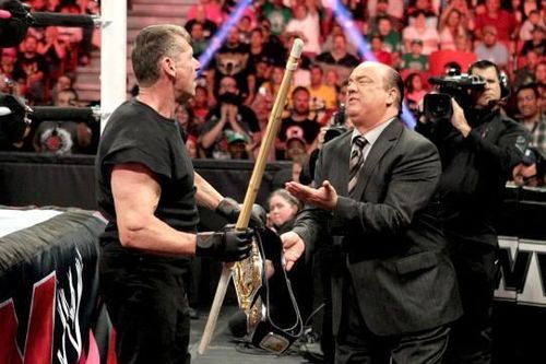 Vince McMahon and Paul Heyman